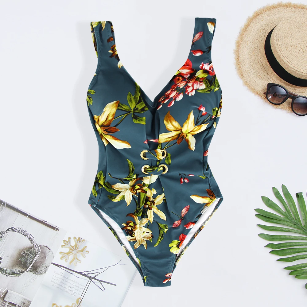 Женские Купальники PERONA цельные купальники с контролем живота для похудения v