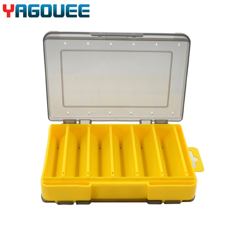 

Cbmmaker Fishing Box 12 compartments Fishing Accessories lure Hook Boxes storage Double Sided High Strength Fishing Tackle Box