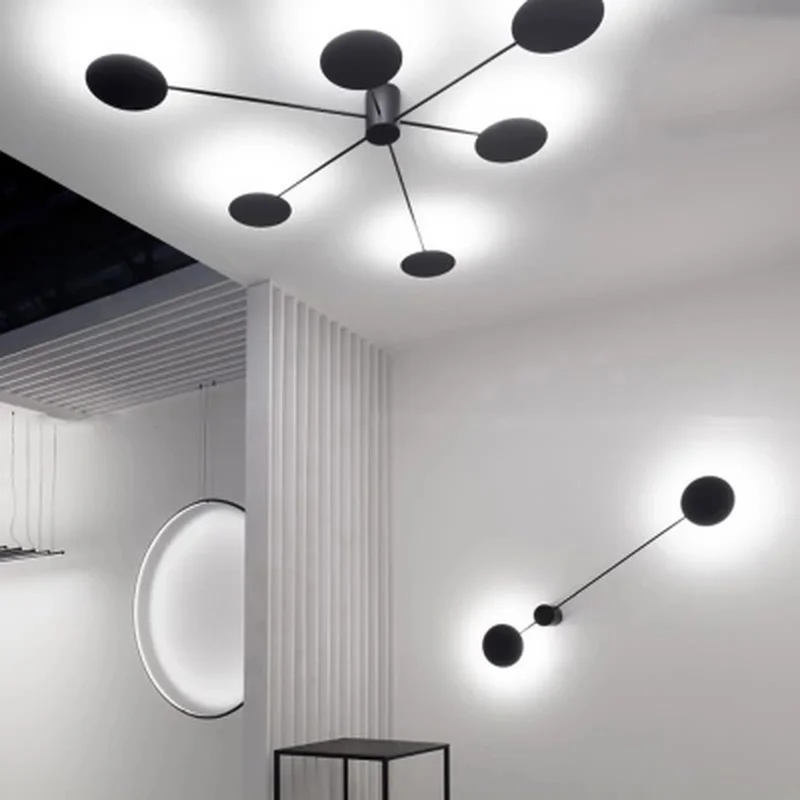 Креативная Скандинавская светодиодная настенная лампа в стиле постмодерн