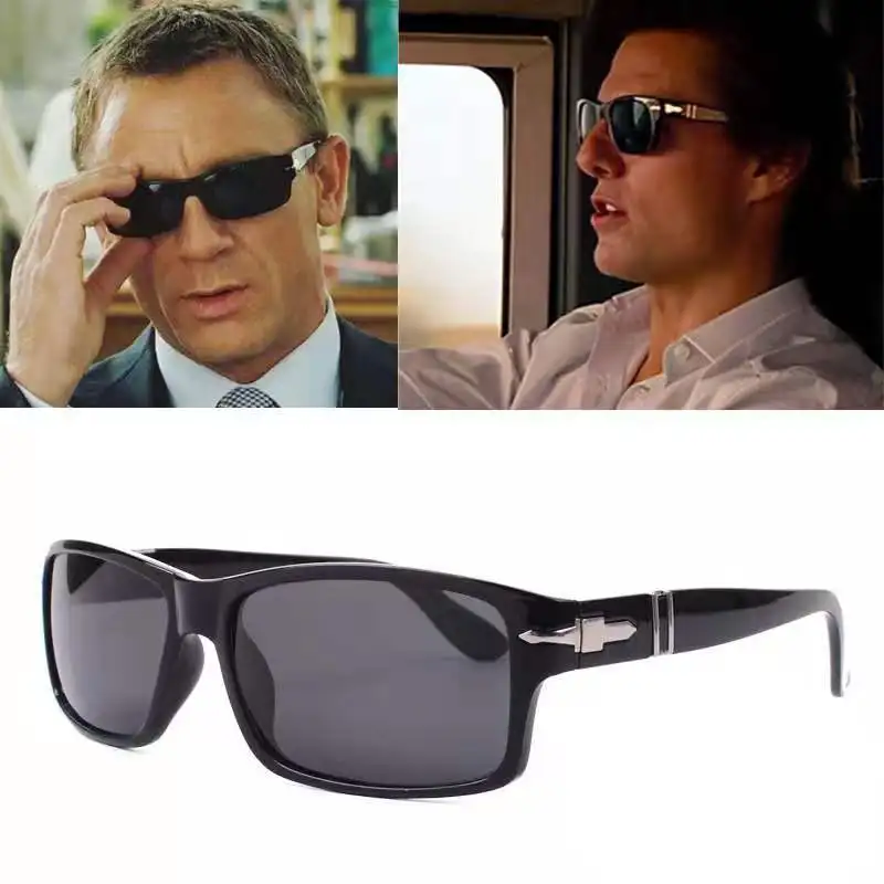 

Top Fashion 2021 James Bond Style Men Polarized Driving Sunglasses Vintage Classic Sun Glasses Oculos De Sol Masculino