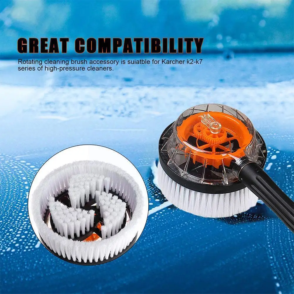 

Car Cleaning Brush Detachable Auto Wash Brush 360°Rotating Brush Head Clean Accessories Kit For Home Garden SUV Truck Vehic D1T5