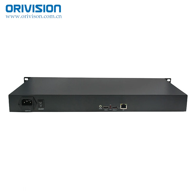 

1U стойка 1 канал HDMI вход с HDMI loop-out H.264 HDMI видео кодировщик