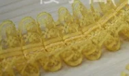 yellow 30 ярдов 4,5 см шифоновая плиссированная отделка с оборками Свадебная лента для свадебного платья желтые белые аксессуары из тканей - Цвет: yellow