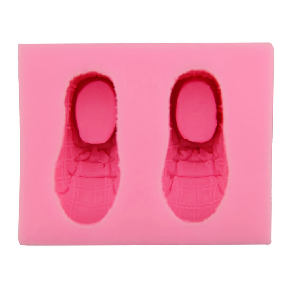 3D силиконовая форма для торта мастики мыла детская обувь сахарная мастика резак