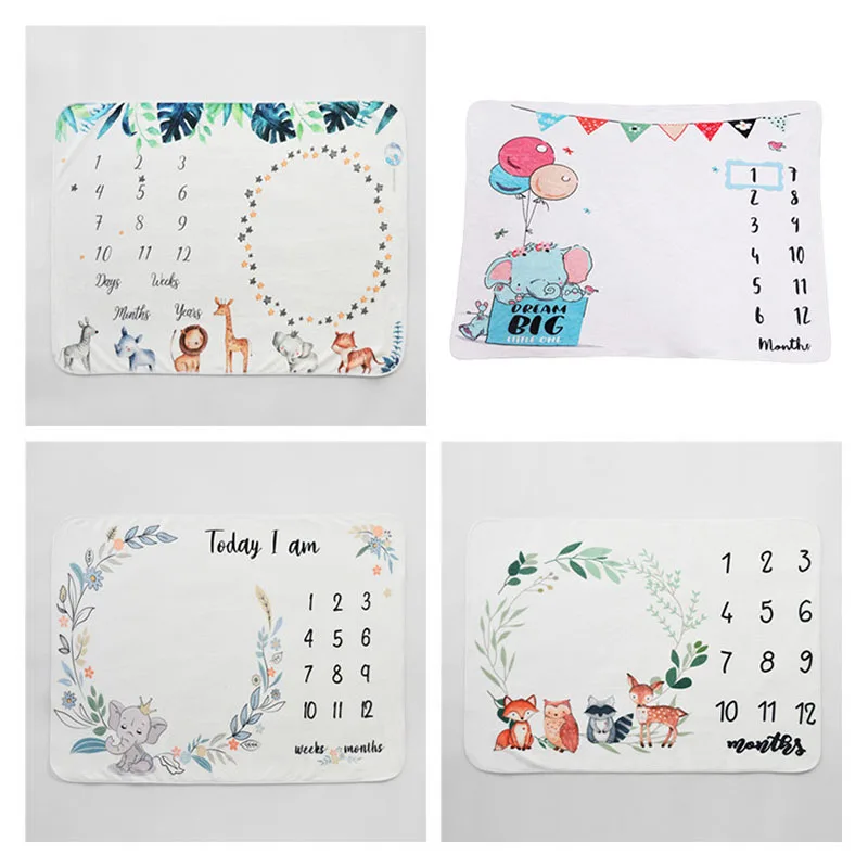 2021 аксессуары для новорожденных одеяло памятная двойная мягкая фланелевая