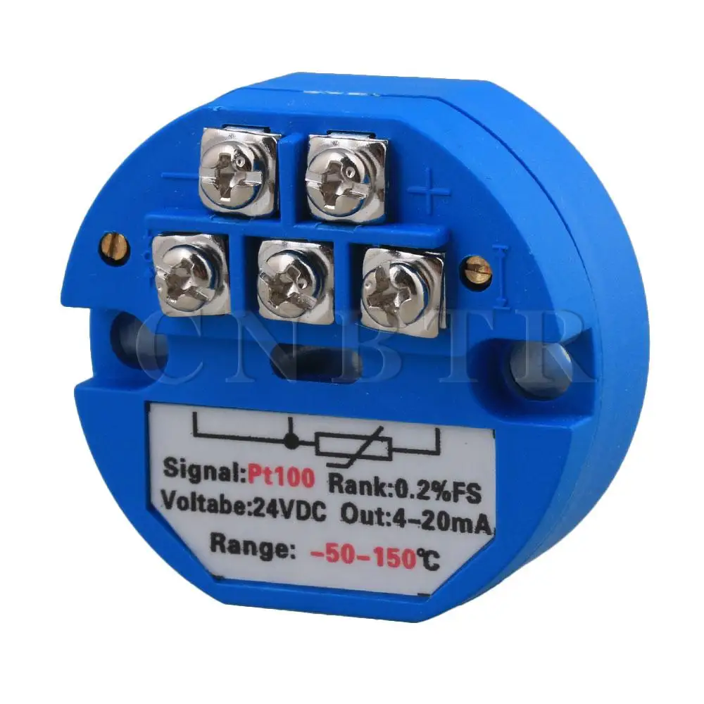 CNBTR пластиковый PT100 датчик температуры передатчик-50-150C выход 4-20mA 24VDC | Инструменты