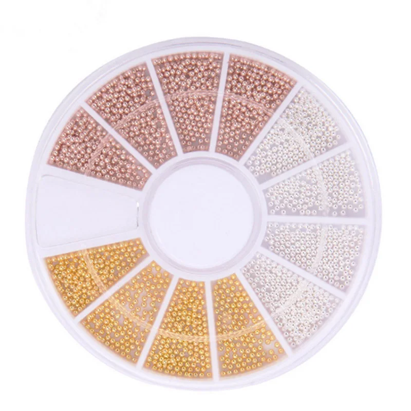 1 колесо золотые и серебряные зеркальные бусины неоновые панковские заклепки