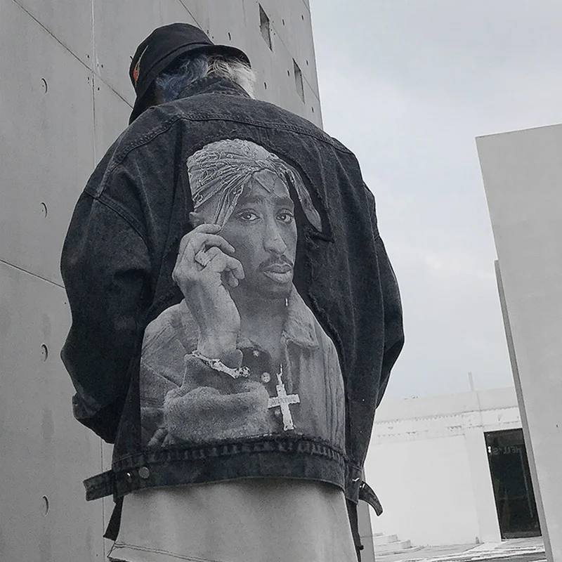 Мужская джинсовая куртка винтажное Ковбойское пальто с заплатками Повседневная