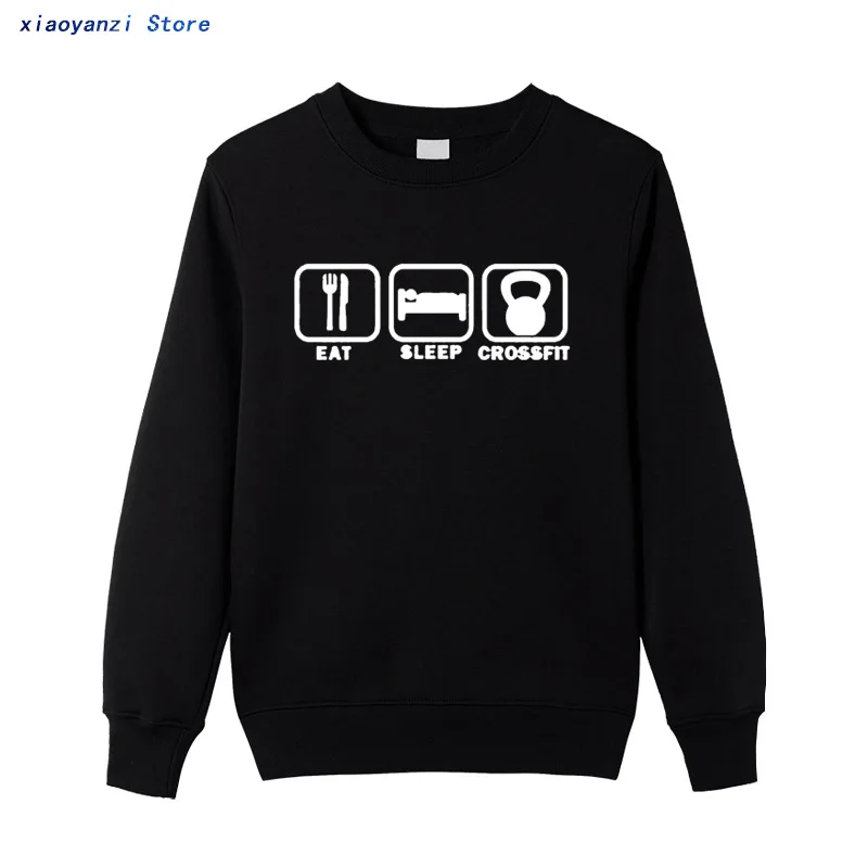 

Eat Sleep Cross sweatshirts Style men women sweatshirts Cotton Funny Cross sports pullovers hoodies Clothings OT-181