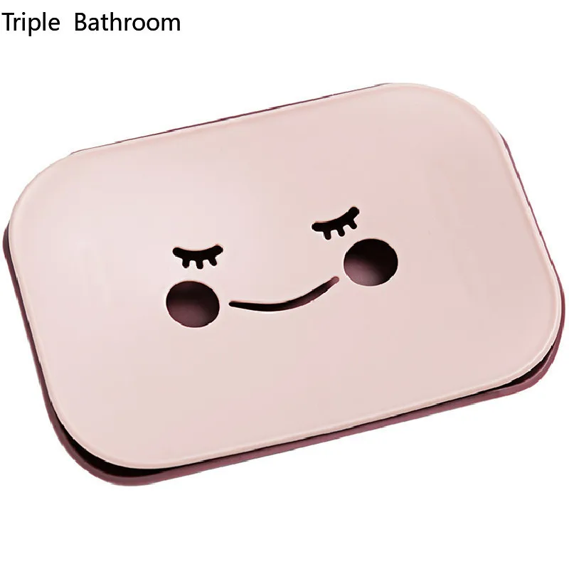 Мыльница со смайликом и КАКТУСОМ с отверстием для слива | Дом сад