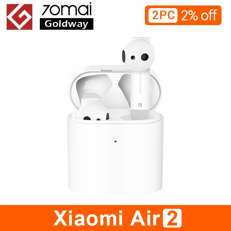 New Xiaomi Airdots Pro 2 TWS Bluetooth Air Mi True Wireless Earphone Smart Voice Control LHDC Tap Dual MIC | Электроника