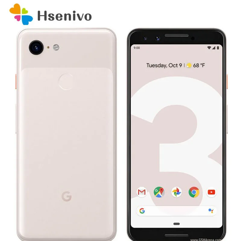 Восстановленный Оригинальный разблокированный мобильный телефон HTC Google Pixel 3 4G, камера 12 МП, 64 ГБ/128 ГБ, 2915 мАч, дешевый телефон, бесплатная дос...