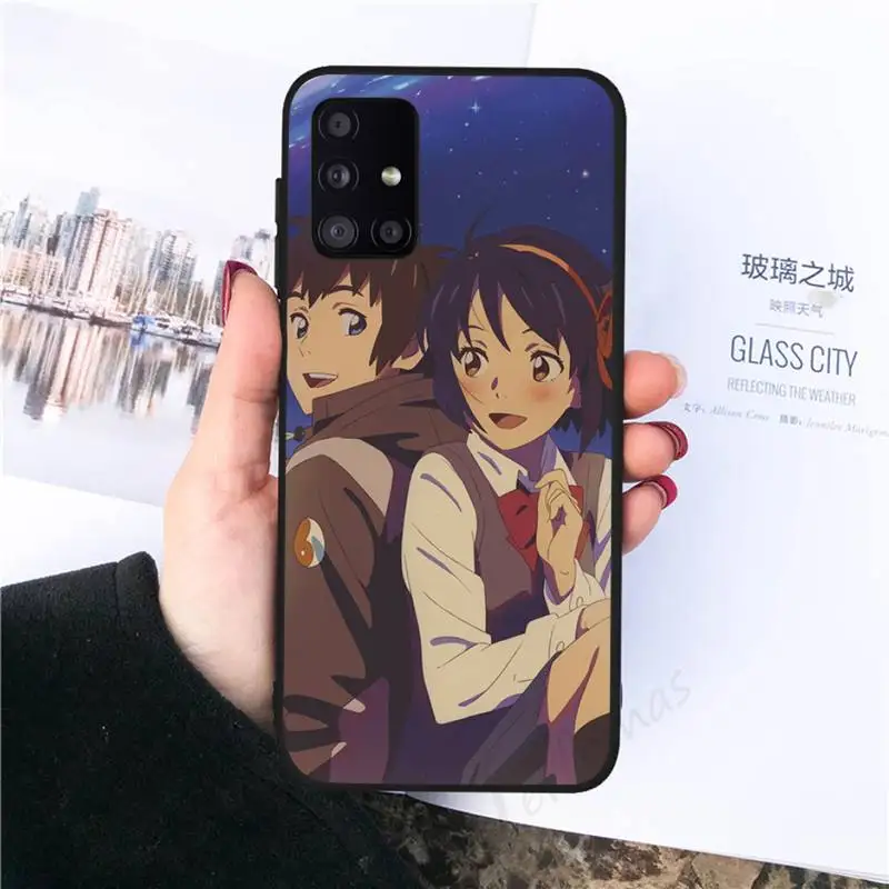 

Japanese Anime Your Name Kimi no Na wa Phone Case For Samsung galaxy S 21 20 10 8 A 51 71 50 21s 70 40 20 20e note 10 plus Ultra