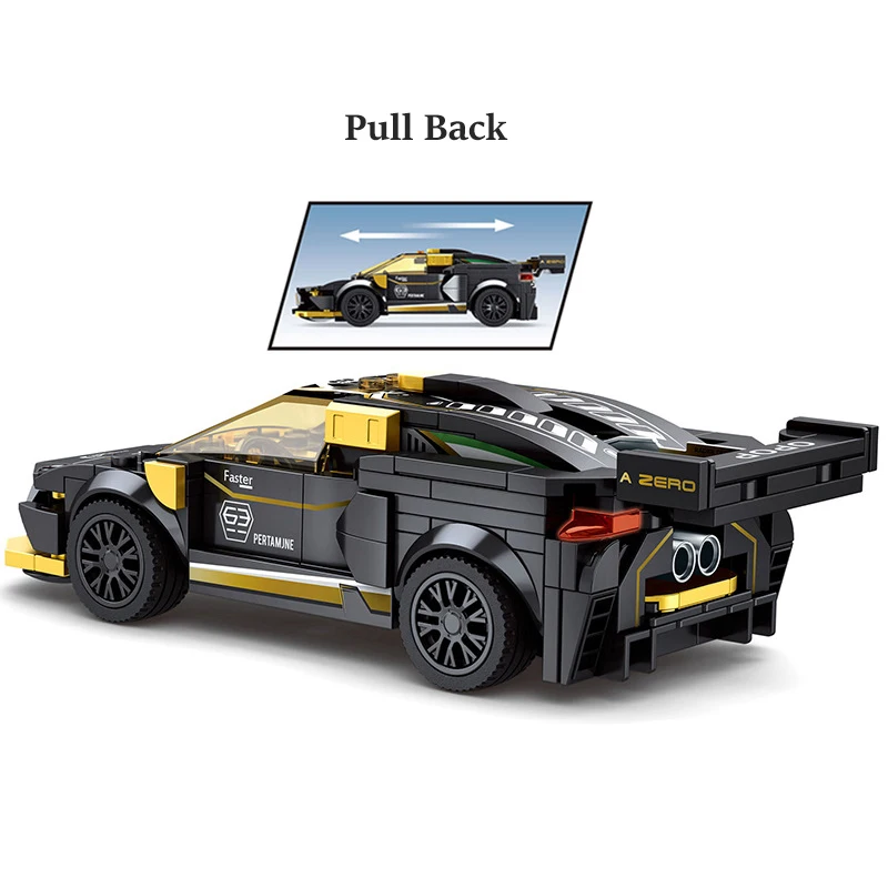 2020 New Technic Super Racing Speed Champions F8 автомобиль EVO строительные блоки игрушки для