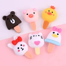 12Pcs Resin Cartoon Kawaii Simulation Animal Ice Cream Phone Case Accessories DIY Hair Hairpin Brooch Backpack Accessories 12Pcs Resin Cartoon Kawaii Simulation Animal Ice Cream Phone Case Accessories DIY Hair Hairpin Brooch Backpack Accessories