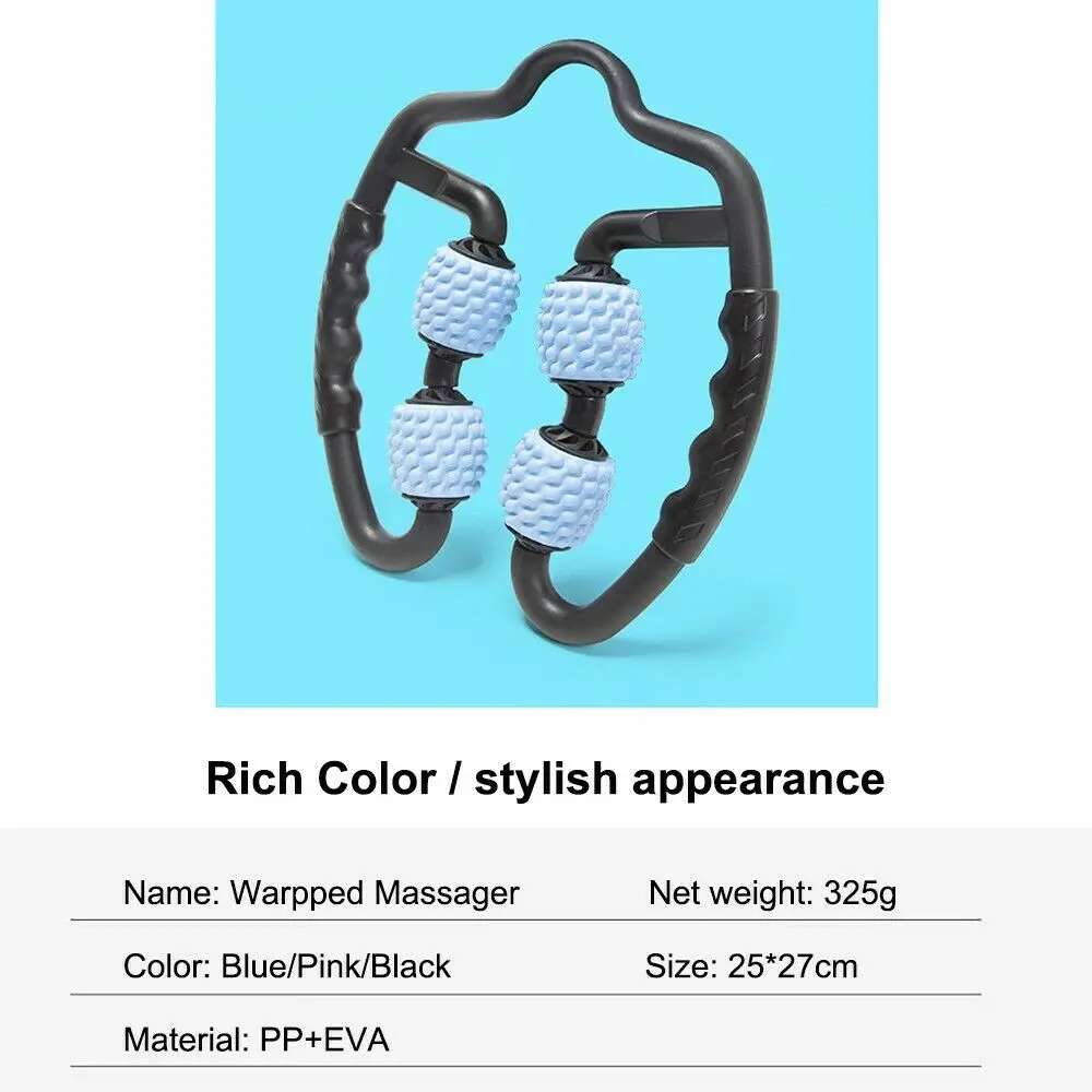 4 точечный ролик для фитнеса рука ног массажная палочка триггер давления