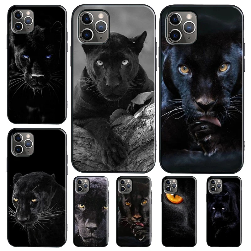 Чита Пантера Чехол TPU для iPhone 11 14 Pro Max XR X XS 6S 8 7 Plus SE 2020 12 13 мини Обложка на.
