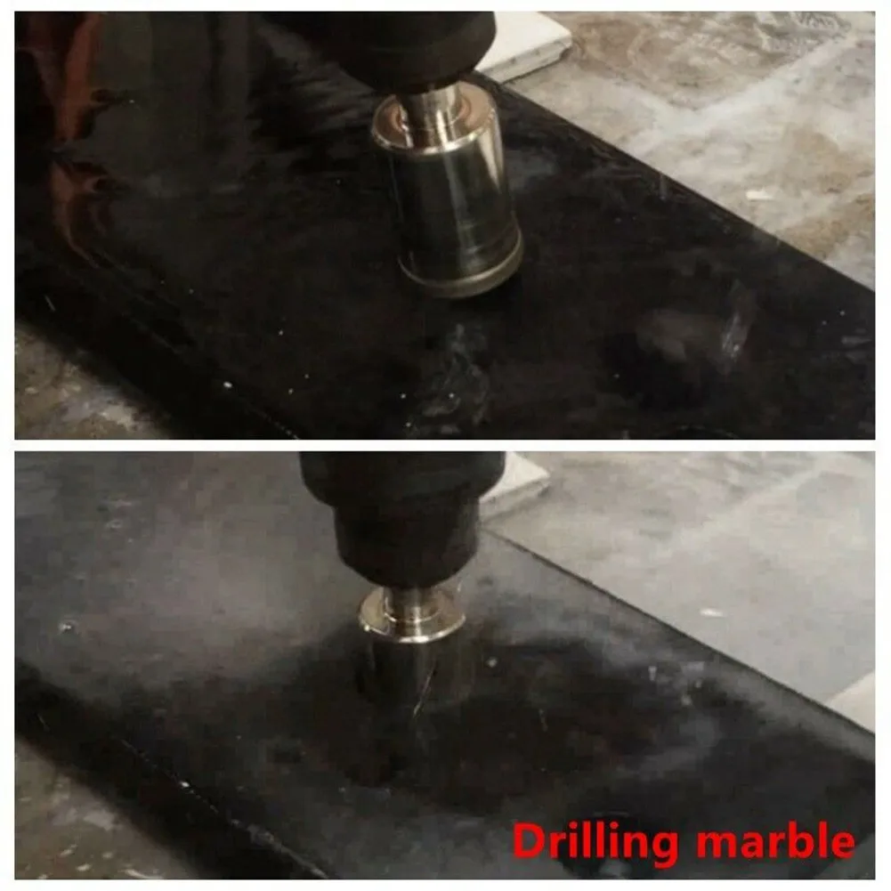 

2Pcs Drill Bits 35mm Hole Saw Ceramic Coated Diamond For Stone Granite