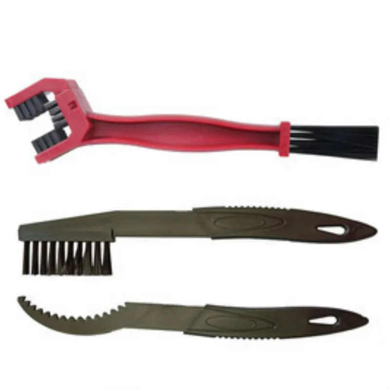 Трёхсторонняя щетка для чистки цепи велосипеда мотоцикла цепь кисть зубная