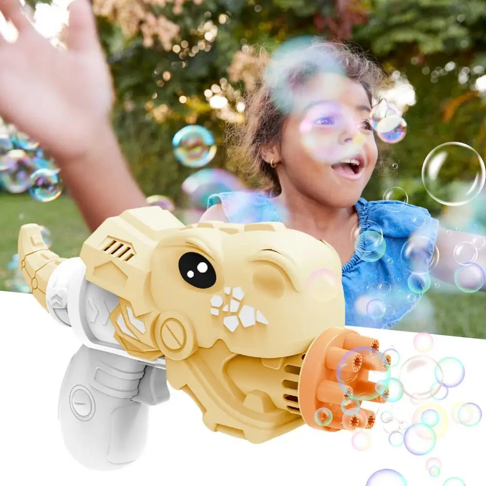 

Dinosaur Shark Bubble Machine Electric Bubble Gun Toy Bathtub Soap Automatic Bubble Maker Blower Kids Summer Outdoor Toys Gifts
