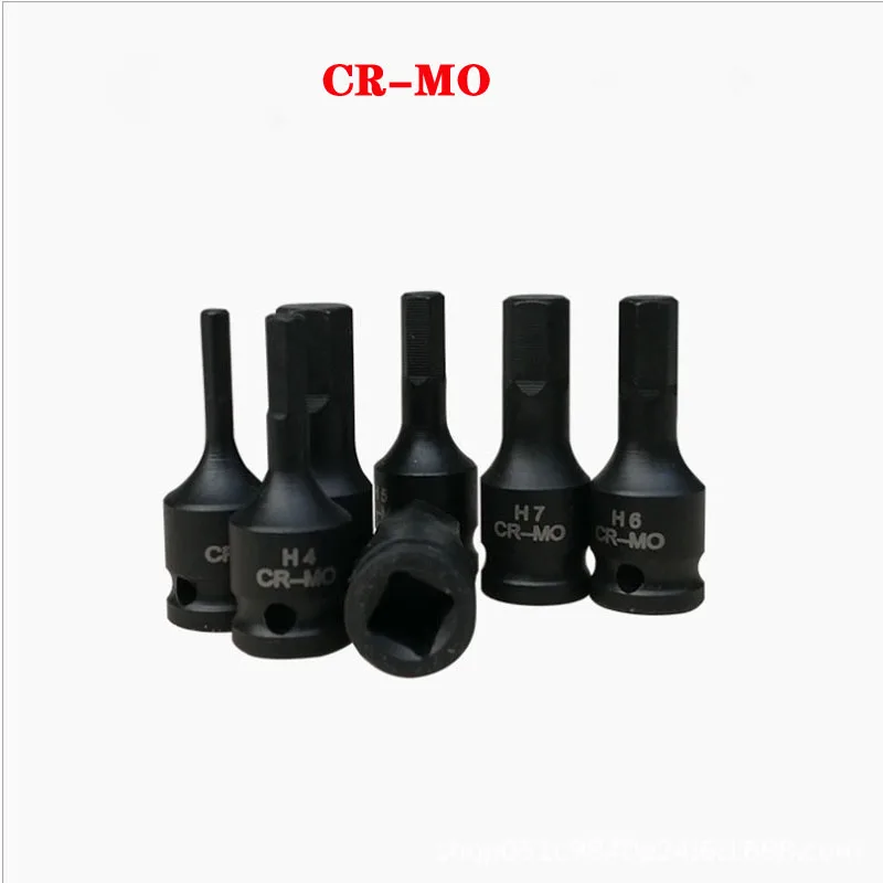 

1/4" Impact Socket Hex Bits Drive CR-MO Hex Metric Screwdriver Bit H3-H10 Hex Bit Socket Hand Tools For Auto Repair Tools