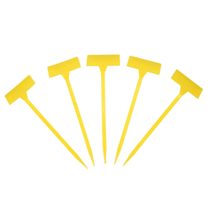 

Gardens Planting Tools 50 Pcs Bonsai Plastic Plant Labels Garden Labels T-Type Upturned Garden Tags Markers Nursery Upturned