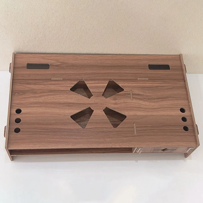 Multifunction Desktop Monitor Stand Laptop Cooler Computer Desk Organizer Screen Riser Holder for Notebo |