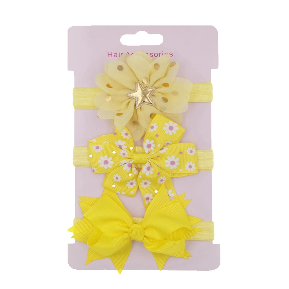 2019 модная Корейская повязка на голову с цветами для маленьких девочек эластичная