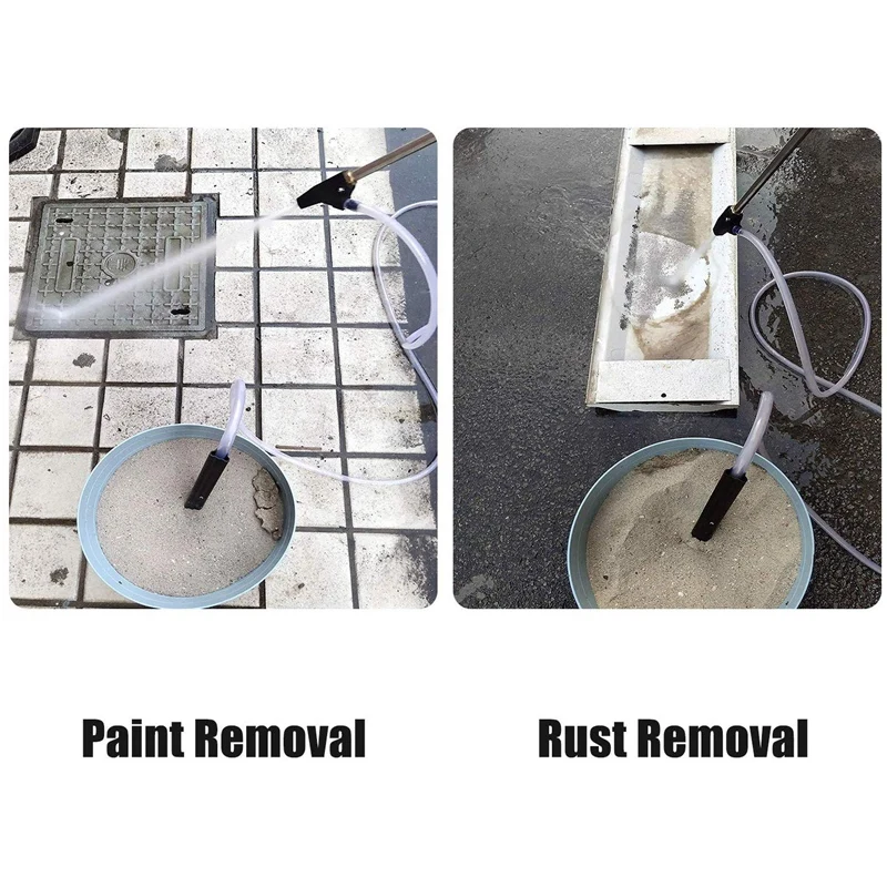 

Pressure Washer Sandblasting Kit, Wet Sandblaster Attachment, Sand Blaster for Pressure Washer Abrasive Blasting Kit Attachment
