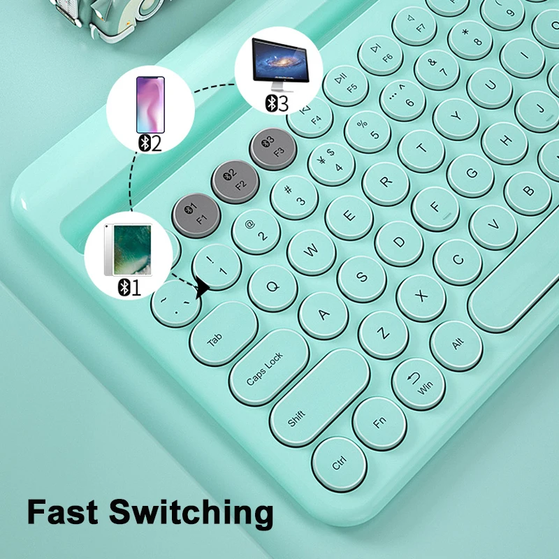 

For iPad Bluetooth wireless keyboard mouse linemate MacOS IOS Chrome OS universal For iPad air 4 3 2 1 iPhone 12 Windows Tablet