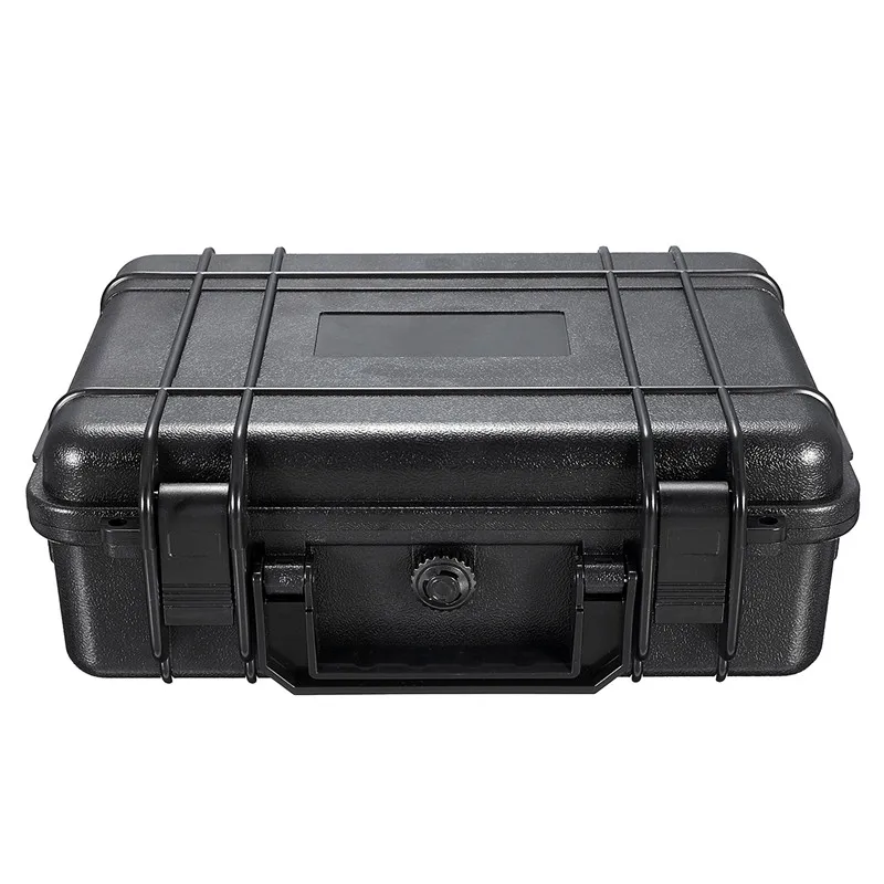 

275*210*90mm ABS Plastic Portable Tool Box Outdoor Impact Resistant with Foam Waterproof Safety Equipment Instrument Toolbox
