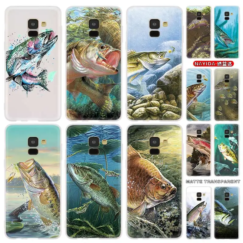 

Чехол для телефона Samsung Galaxy J6 J8 J5 J7 J4 Plus 2018 2016 2017 Европейский Prime Pro CORE Cover Star Bass Fishing