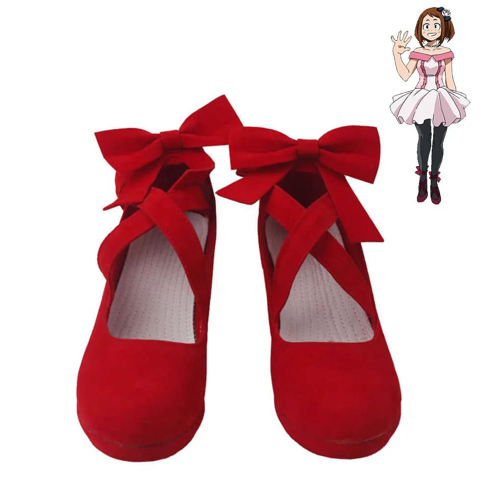 Ochaco Uraraka/официальная обувь для костюмированной вечеринки Женские ботинки My Hero