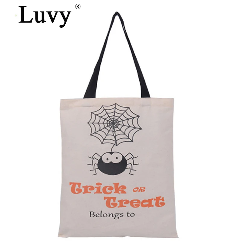 Luvy 1 шт. сумки для Хэллоуина Подарочные холщовые корзина Санта мешки украшения
