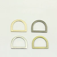 5pc 25mm silver brass diecast metal flat o d rings for webbing strapping bag handbag dog collar hardware leather craft accessory