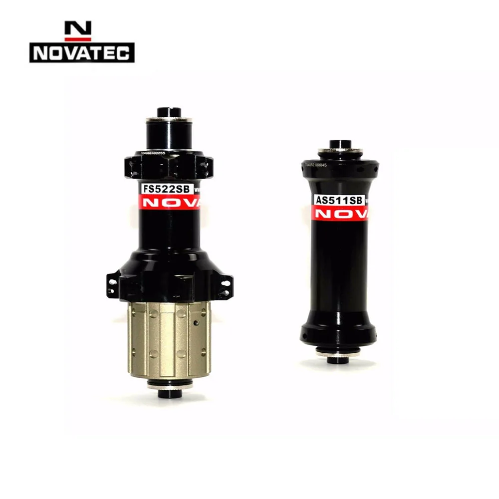 

Novatec road rim brake hubs 100mm 130mm 20H 24H bearings bicycle thru axle hub FS522SB AS511SB 10/11 speed bike wheel hubs