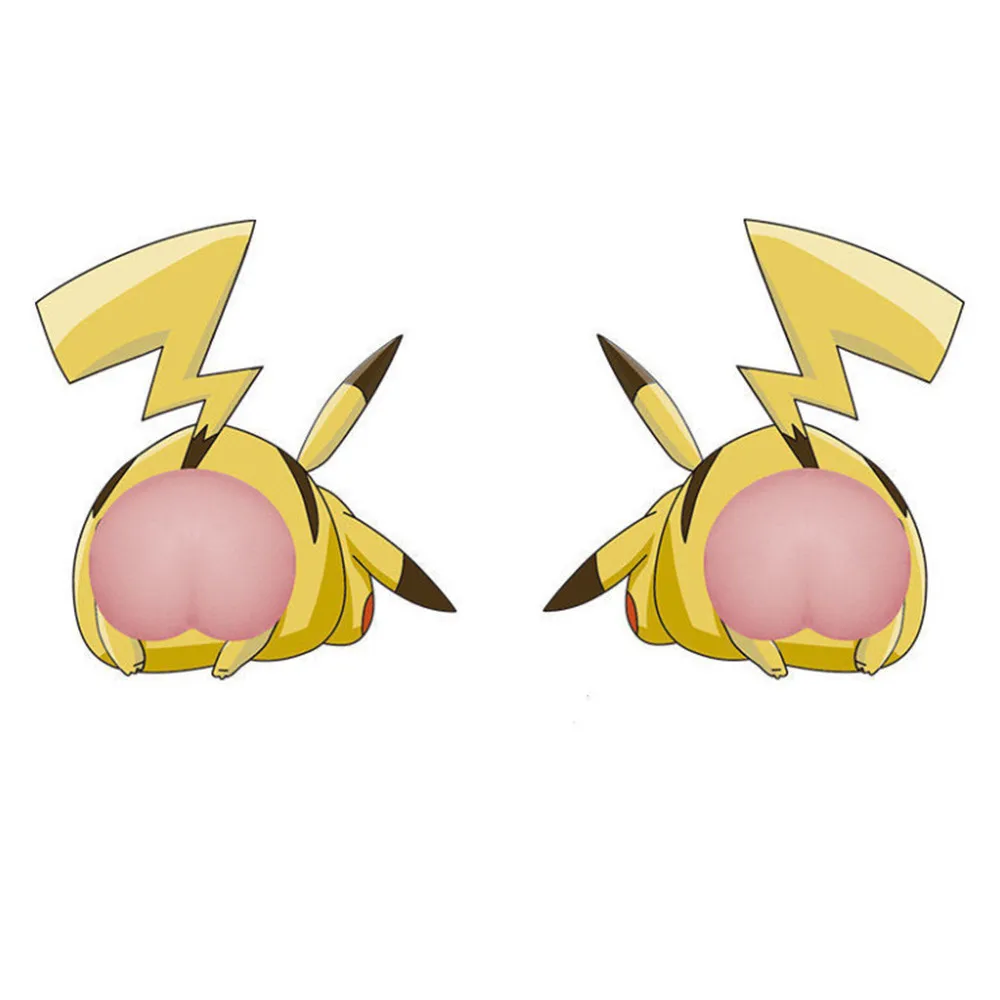 

2 Pcs Cute Pokemon Fidget Toys Reliver Cartoon Car Sticker Xiaoxin Pikachu Push Bubble Antistress Adult Children Toy Relieve