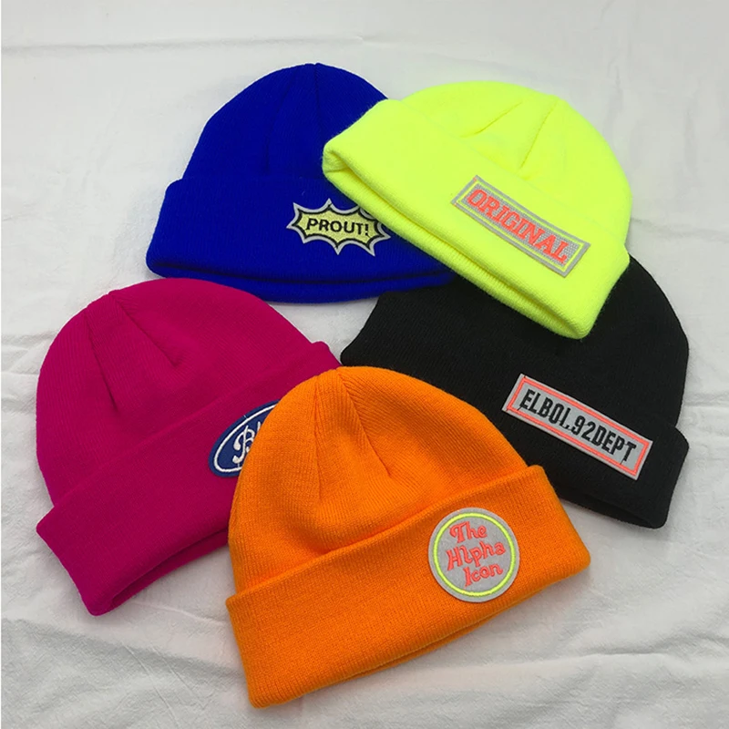 Уличная шапка женская осенне зимняя новая Корейская версия с логотипом instagram