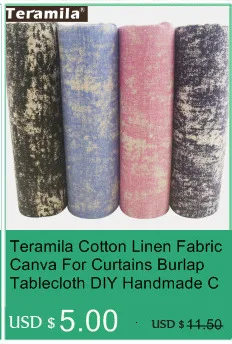 Teramila хлопок ткани метров 50x160 см животных мультфильм дизайн Telas DIY Лоскутная Ткань Ремесло Tissus Qulits Швейные простыни