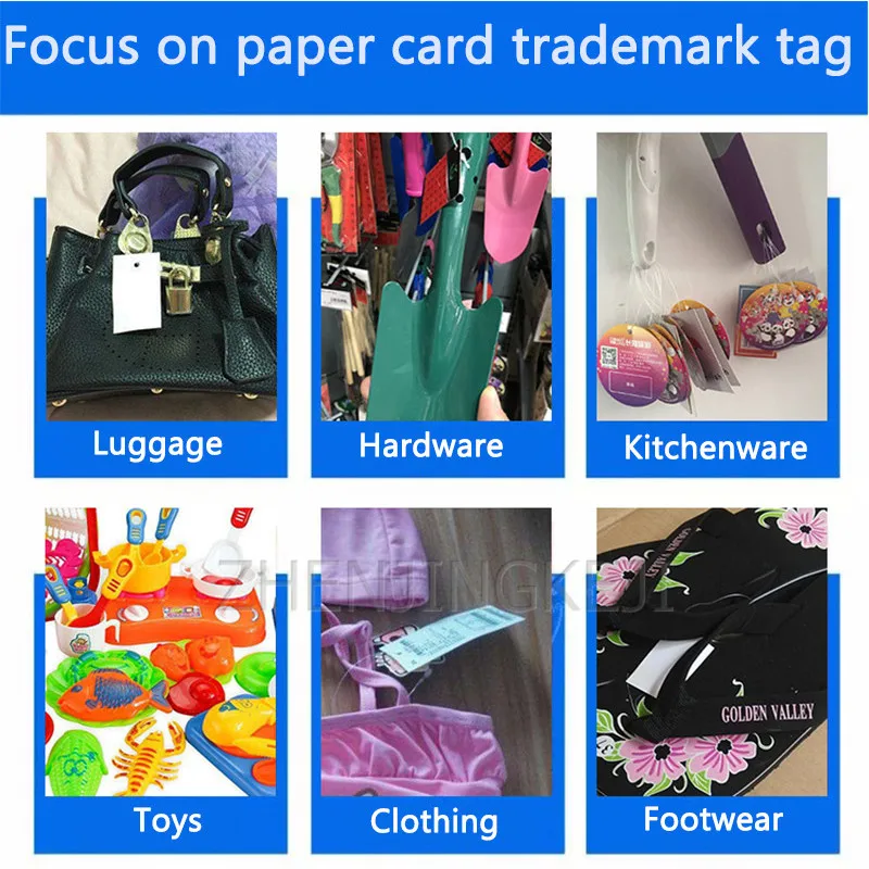 

Tag Gun Automatic Send Card Hang Brand Set Ring Machine Son And Mother Buckle Luggage And Bags Toy Kitchenware Tool Slipper Tag