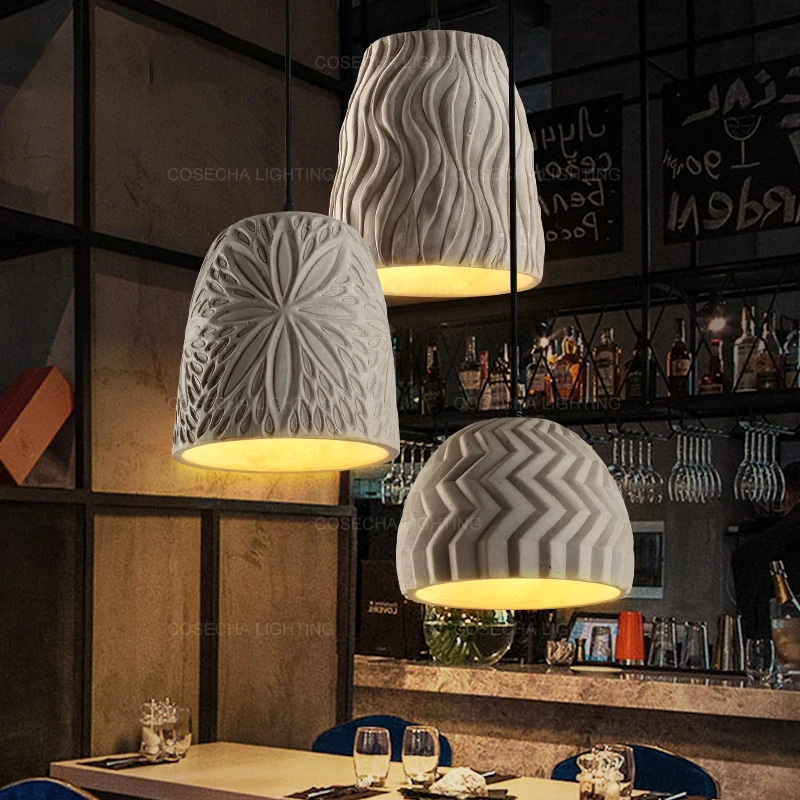 Подвесной светильник Concret в стиле ретро кухонный винтажном промышленный