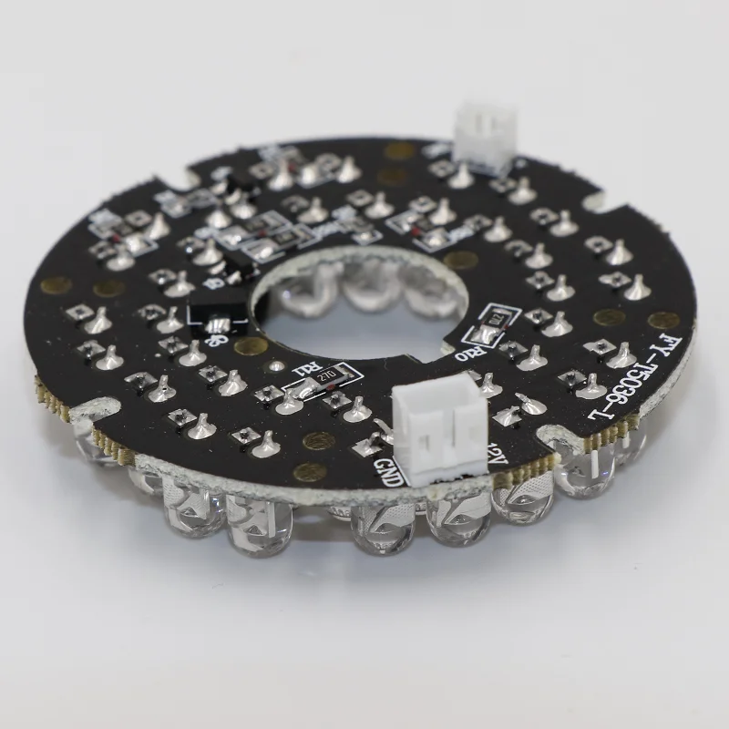 Инфракрассветильник светодиодная плата для камер видеонаблюдения 80 градусов 36