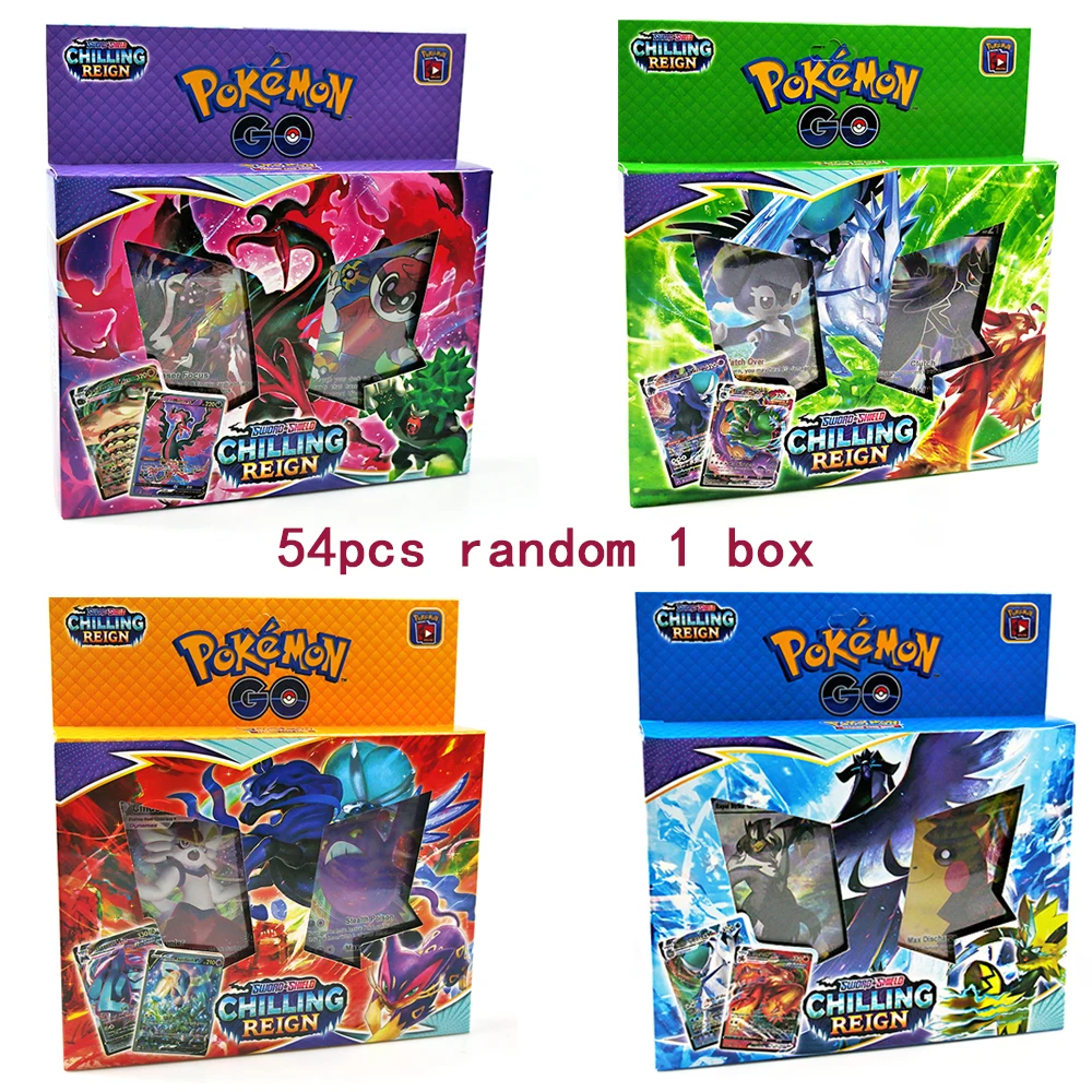 

Anime 42/54pcs/set Cards Pokemon Iron Metal Box TAKARA TOMY Toys Battle Game Snorlax Gengar Eevee Cartoon Kids Christmas Gifts
