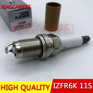 new 4pcs izfr6k 11s 5266 9807b 561bw iridium spark plug for honda civic 2006 2011 1 8 izfr6k11s auto part free global shipping