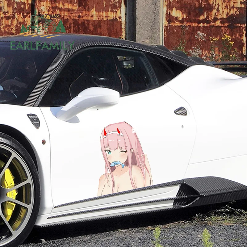 

EARLFAMILY 43 см x 37,3 см для Zero Two Windows виниловые наклейки на машину