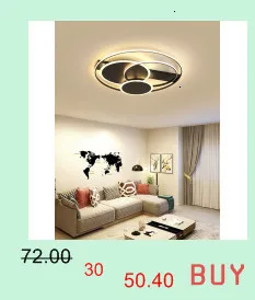 Chandelierrec чердак люстры черный/белый Железный корпус бар гостиная низкие потолки СВЕТОДИОДНЫЙ Потолок люстры светильники