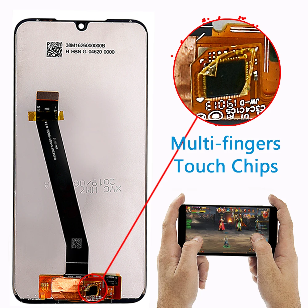 Качество AAA для Xiaomi Redmi 7 ЖК дисплей 1520*720 сенсорный экран 6 26 дюймов дигитайзер в