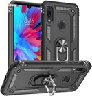 Чехол для Xiaomi Redmi Note 7, армированный Прочный противоударный автомобильный держатель в стиле милитари, чехол с магнитным кольцом для Redmi Note 7 pro