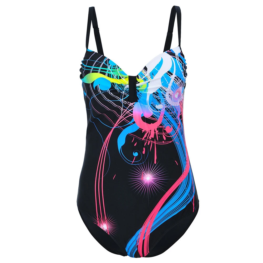 

Women Swimwear Printed Bodysuit Push Up Female One Piece Swimsuit Bikini Bathing Suit Swimming Suit Jumpsuits monokini