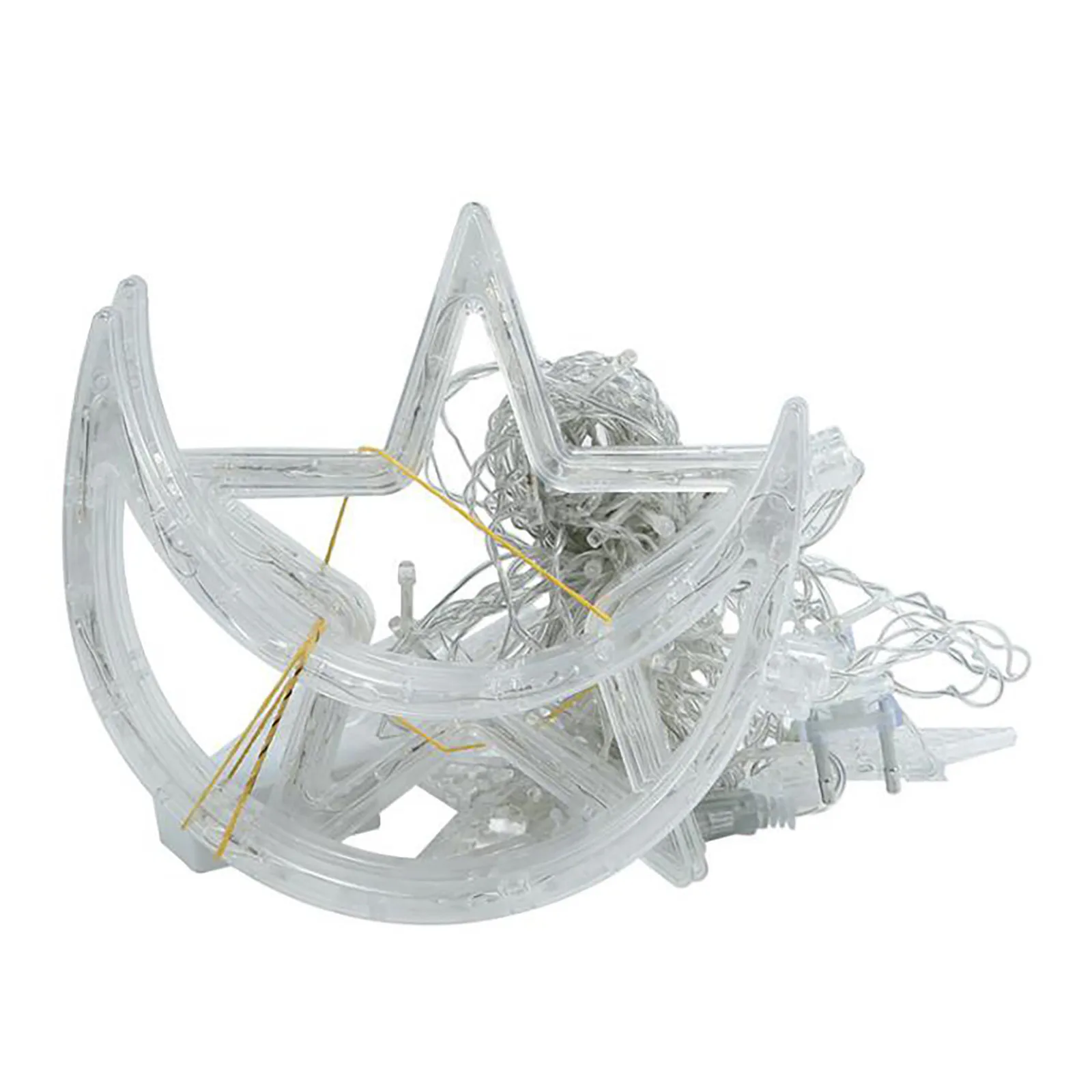 

Christmas Lights Indoor/Outdoor eu220v/us110v Fairy Lights Moon Star Lamp Led String Decoration for Home Party Holiday Lighting